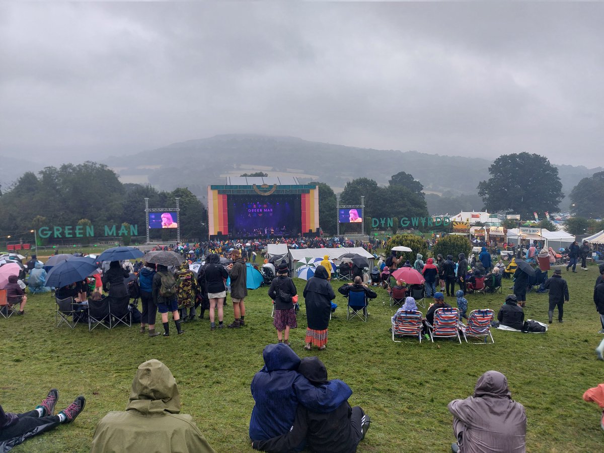 eugemeade's tweet photo. @BethOrton meets Storm Betty at @GreenManFest . An intriguing battle for the ages https://t.co/3jqB1EU14R