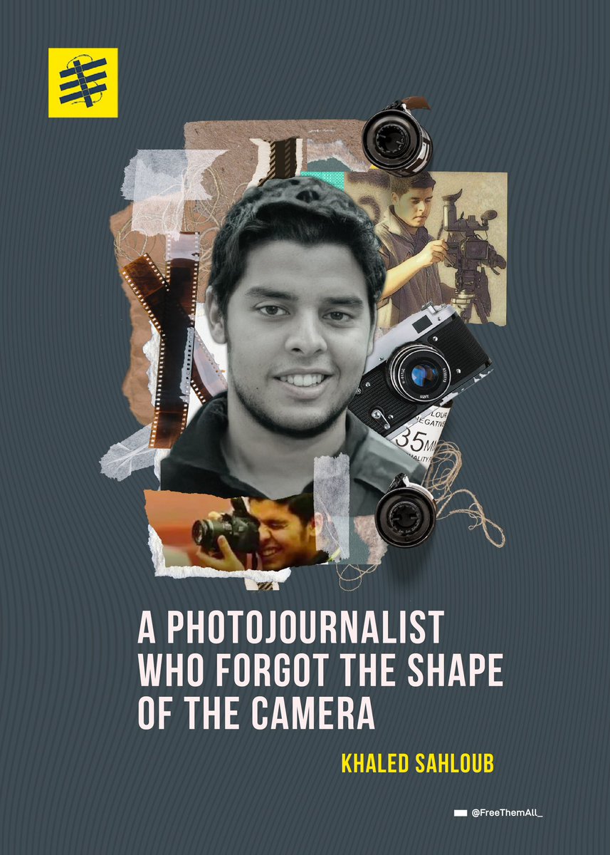 On International Photography Day. Freedom for Egyptian photographer Khaled Sahloub

He has been detained for nearly 10 years since January 2014, and was sentenced to 3 years in prison, and after 8 months of his imprisonment, he was rotated in another case that took place outside