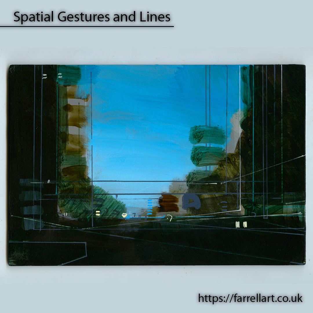 FarrellartVR's tweet image. Some tiny #Dibond panels exploring spatial gestures. Playing with the perceptual and conceptual space.
.

#art #fineart #paintingnyc #gesturalpainting #goldenacrylic #cityscape #skyscraper #newyorkpainting #contemporaryart #artwork #artoftheday #arts  #architecture #commissionart