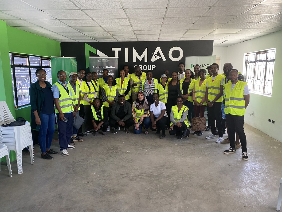 TimaoGroup's tweet photo. Recycling plastic waste into homes 🏡 

Sustainability and climate action is greatly possible &amp; impactful through partnerships. Thank you @OfficialKGBS @BasiGoKenya &amp; @vintzplastics  for making this Sustainability in action tour a reality. https://t.co/c0pv0FqE3x