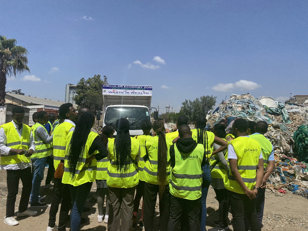 TimaoGroup's tweet photo. Recycling plastic waste into homes 🏡 

Sustainability and climate action is greatly possible &amp; impactful through partnerships. Thank you @OfficialKGBS @BasiGoKenya &amp; @vintzplastics  for making this Sustainability in action tour a reality. https://t.co/c0pv0FqE3x