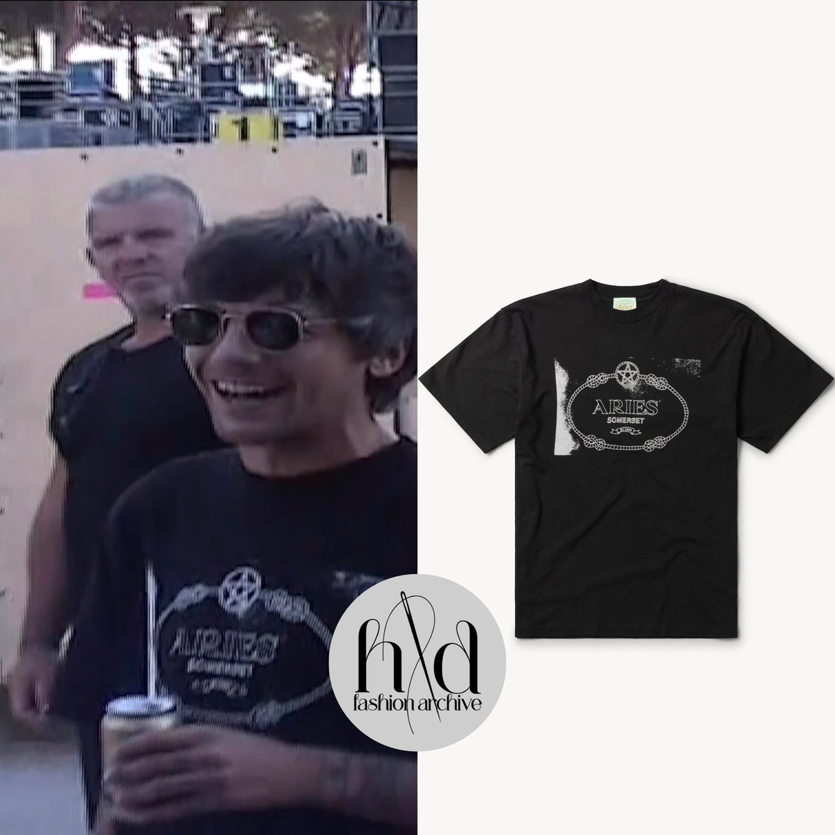 HLDFashion's tweet photo. Louis wore a Wiccan Ring SS Tee in Black while backstage at the #AwayFromHomeFestival. (August 2023)
π https://t.co/nd6PVK1qQJ https://t.co/Wsvhw1Orjh