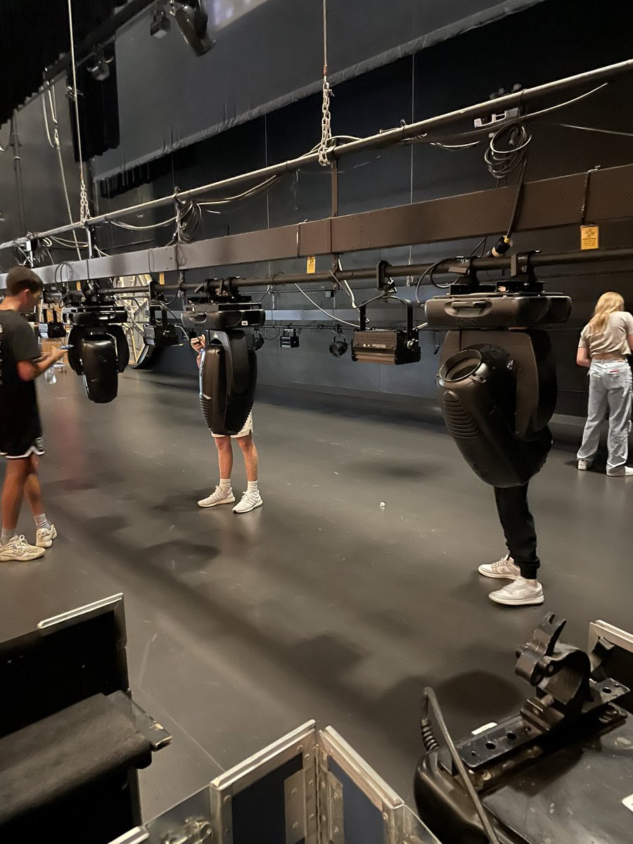 MrMicetich's tweet photo. Theatre Tech started off the year updating our lighting plot and getting everything cleaned up for another year of events in the CCPAC! https://t.co/RQJNIxzM9O