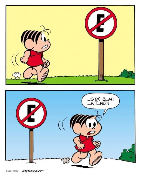 o humor da Turma Da Mônica é completamente quebrado