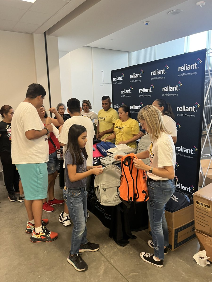 We are still giving out backpacks and school supplies until 12PM! Come get yours!