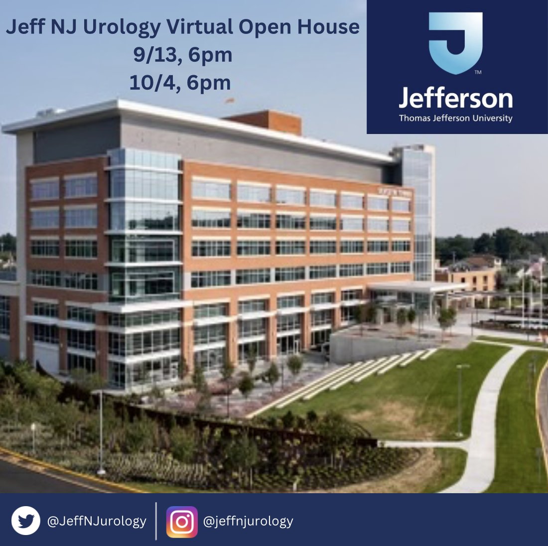 JeffNJurology's tweet photo. We're excited to host our annual open house on 9/13 and 10/4 at 6pm EST! Please click on the link or use the QR code to register! @so_uro @UroResidency @Uro_Stream 

https://t.co/offI0vRVMR https://t.co/wWm8pdFrTI
