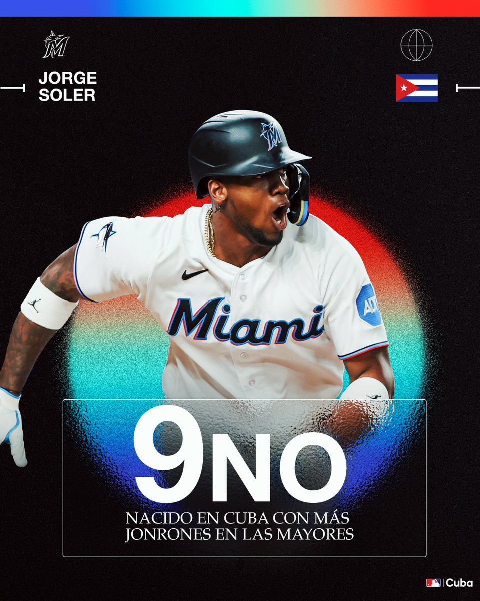mlbcuba's tweet photo. ¡SOOOOLER! Jorge sigue ascendiendo en la lista de jonroneros nacidos en Cuba. https://t.co/vUWWXM8qeC