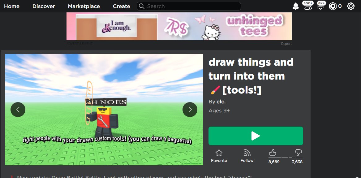 pl8yed's tweet photo. @projectsupremee i have a cool video idea for you. Get 10 subscribers to join a private server in this game and you will try on different outfits for every round and whoever draws you the best will get 100,000 robux or everyone could get 10k robux each :)  W or nahh??? https://t.co/8RsO9IFKb1