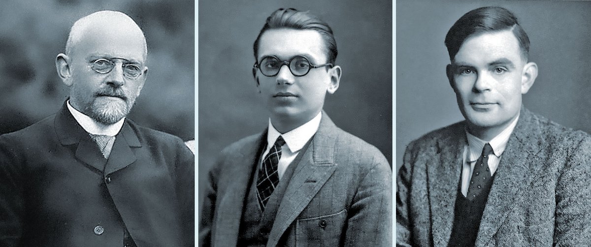 QuantaMagazine's tweet image. In 1921, David Hilbert proposed a research program for grounding mathematics in absolute certainty. A decade later, Kurt Gödel proved that math is incomplete. In 1936, work by a young Alan Turing proved that some problems can’t be solved by algorithms. quantamagazine.org/complexity-the…