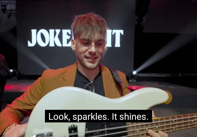 why has this bass beeven so sparklative, Nace???