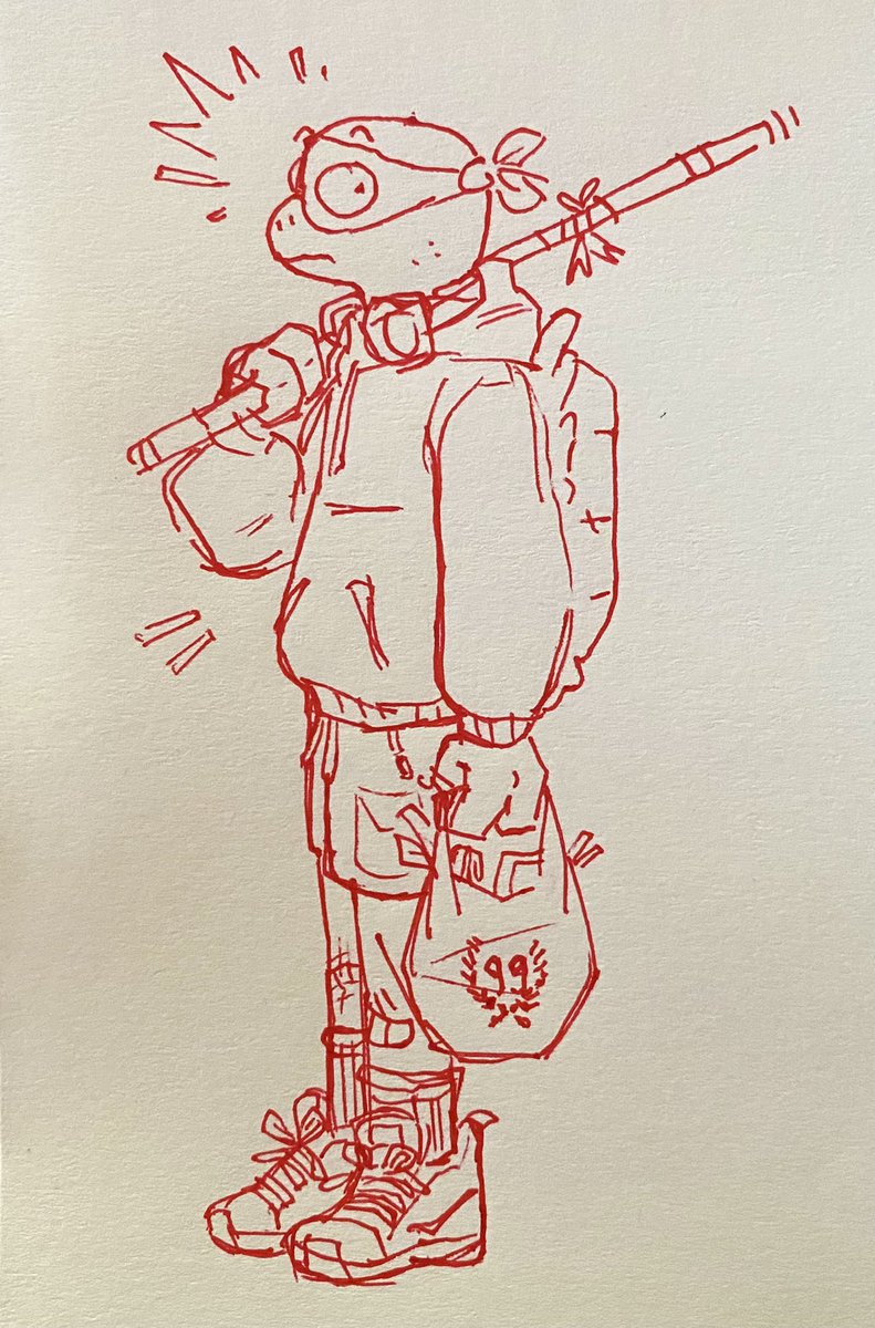 Retr0dile's tweet photo. Tmnt doodle https://t.co/vkHSmuhjH7