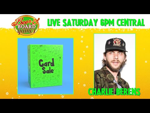 Beer and Board Games (@beerandboard) on Twitter photo Live show tonight! Comedian <a href="/CharlieBerens/">Charlie Berens</a> (Manitowoc Minute) & his pal Dane Schaefer guest on this extra special show. We'll be playing their new game Card Sale in which you try to get rid of weird stuff at a yard sale. Anyone in the live audience will be able to play along! Live show tonight! Comedian <a href="/CharlieBerens/">Charlie Berens</a> (Manitowoc Minute) & his pal Dane Schaefer guest on this extra special show. We'll be playing their new game Card Sale in which you try to get rid of weird stuff at a yard sale. Anyone in the live audience will be able to play along!