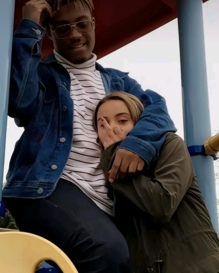 TitanicRL's tweet photo. Juice WRLD and Belle seemed like a cute highschool couple 🥹

Goodbye &amp; Good Riddance tho 😂 https://t.co/HOZ30clhTI