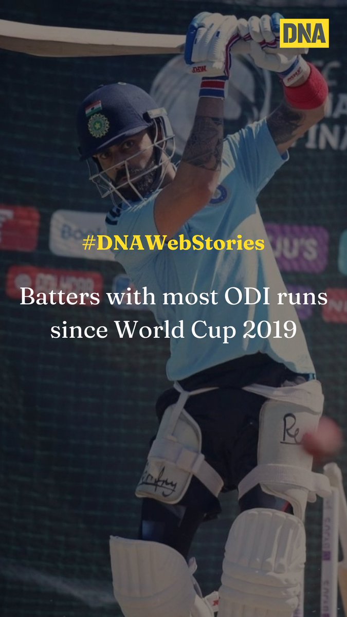 dna's tweet image. #DNAWebStories | Batters with most #ODI runs since #WorldCup2019

Take a look: dnaindia.com/web-stories/sp…