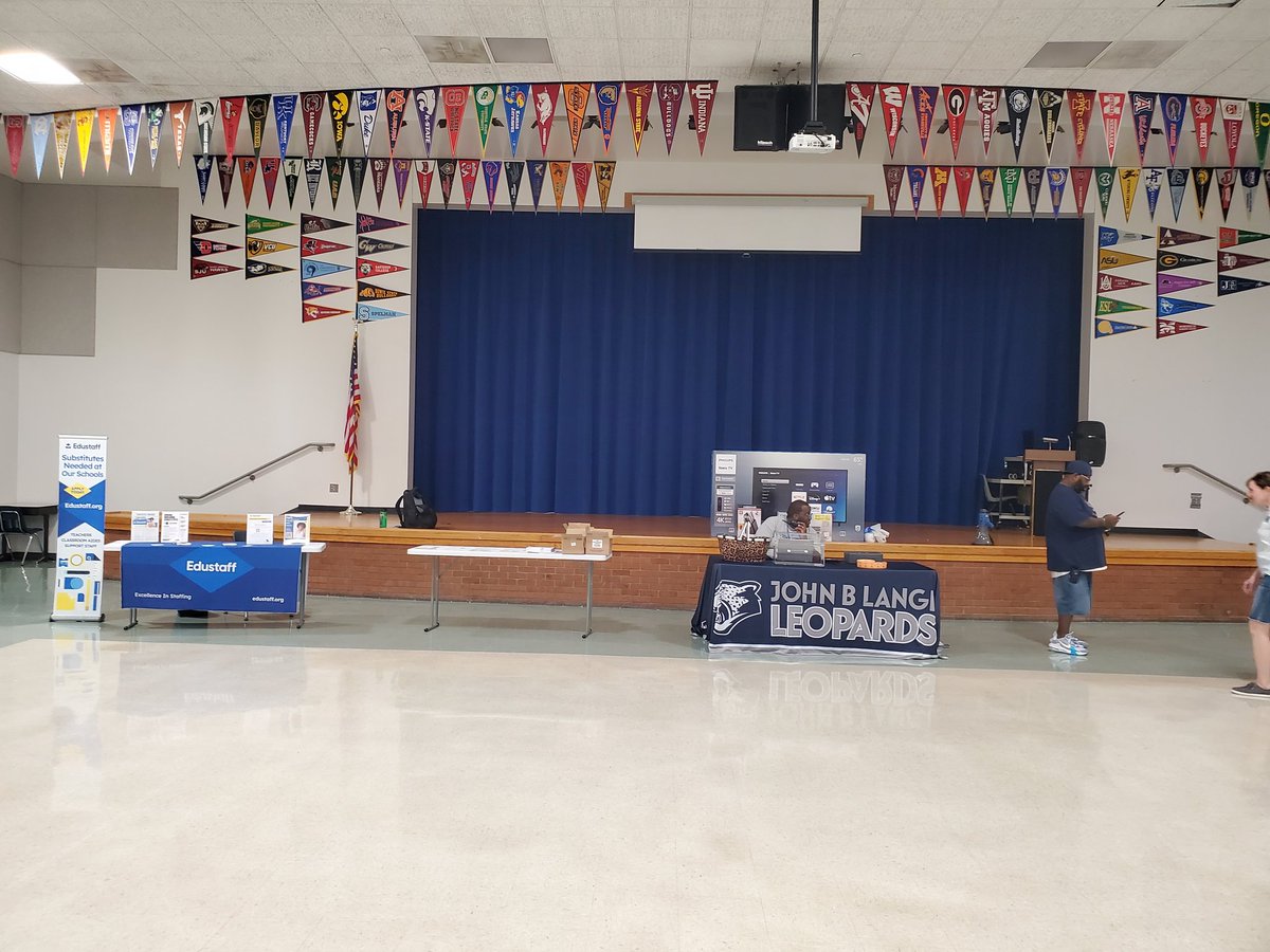 LMSAthletics_'s tweet photo. Back to school Bash 2023 going on now!!! Saturday August 19th at Lange Middle School until 4. Free Sports Physicals, Eye Screenings, Backpacks, School Supplies, Shoes, Hair Cuts, Hair Styles, Food, &amp; games. First come, First Serve.  Get here now!
#LMSBest #LMSLeopards #WackyTeach https://t.co/yrxpcPOM4z