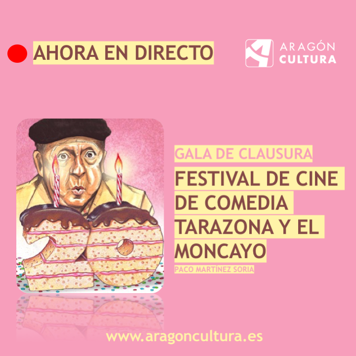 🔴Ahora en emisión 🗣️Gala de clausura| Festival de Cine de Comedia de Tarazona @tarazonacine 📺Ver directo: ow.ly/muOb50PzMEQ