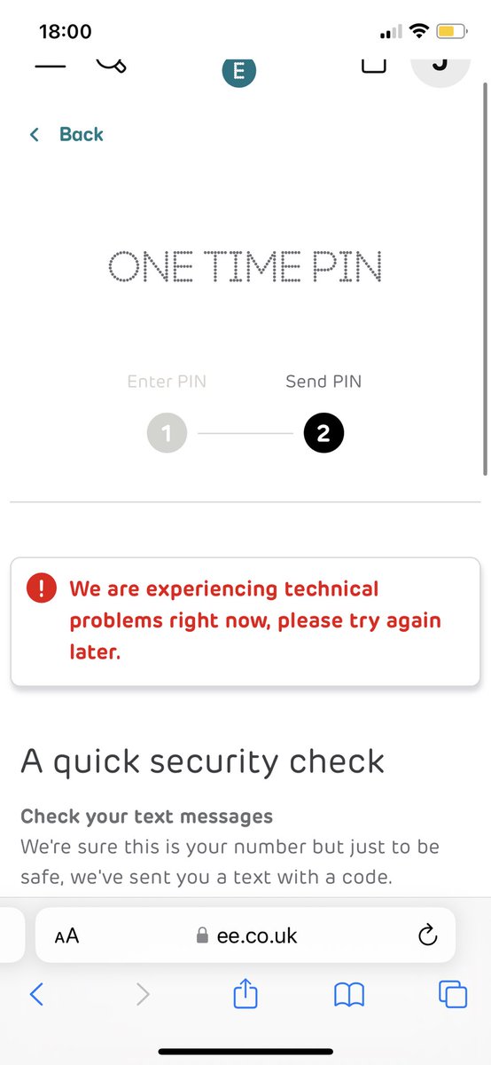 JadeDuddy's tweet photo. @EE been trying to cancel my contract for the last 48 hours &amp; coincidently your website has been having ‘technical issues’, just a way of getting more money out of their customers. https://t.co/ofM29iYN0s