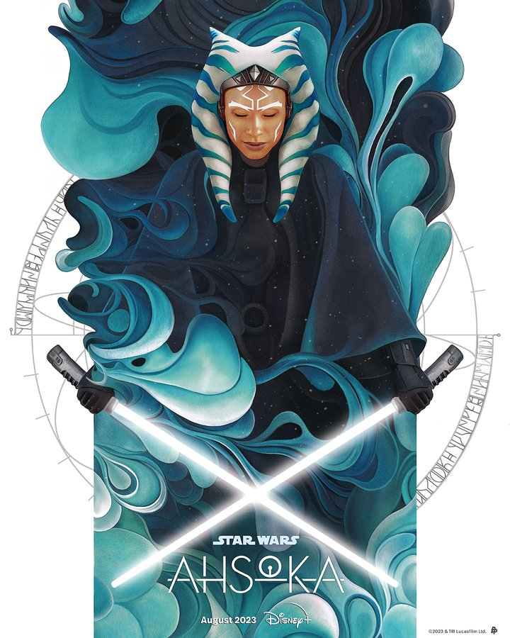 WookieeNews's tweet image. ¡Nuevo arte oficial de #Ahsoka! 

🎨 @nickybarkla