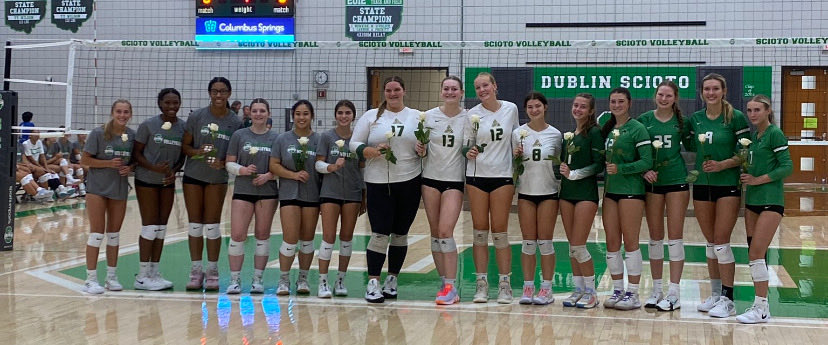 The volleyball tri-meet with Scioto, Coffman, and Jerome was a great ⁦@DublinSchools⁩ event #BetterTogether