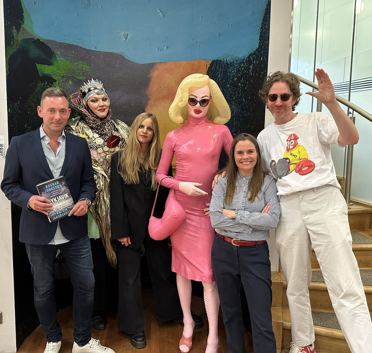 Ragnar Jonasson (@ragnarjo) on Twitter photo REYKJAVIK - a crime story - book launch in London, with my co-author <a href="/katrinjak/">Katrín Jakobsdóttir</a> Prime Minister of Iceland, and guests <a href="/daniellismore/">Daniel Lismore</a> Charlotte Colbert <a href="/Pandemonia/">Pandemonia</a> <a href="/lobsteropolis/">Philip Colbert</a> REYKJAVIK - a crime story - book launch in London, with my co-author <a href="/katrinjak/">Katrín Jakobsdóttir</a> Prime Minister of Iceland, and guests <a href="/daniellismore/">Daniel Lismore</a> Charlotte Colbert <a href="/Pandemonia/">Pandemonia</a> <a href="/lobsteropolis/">Philip Colbert</a>