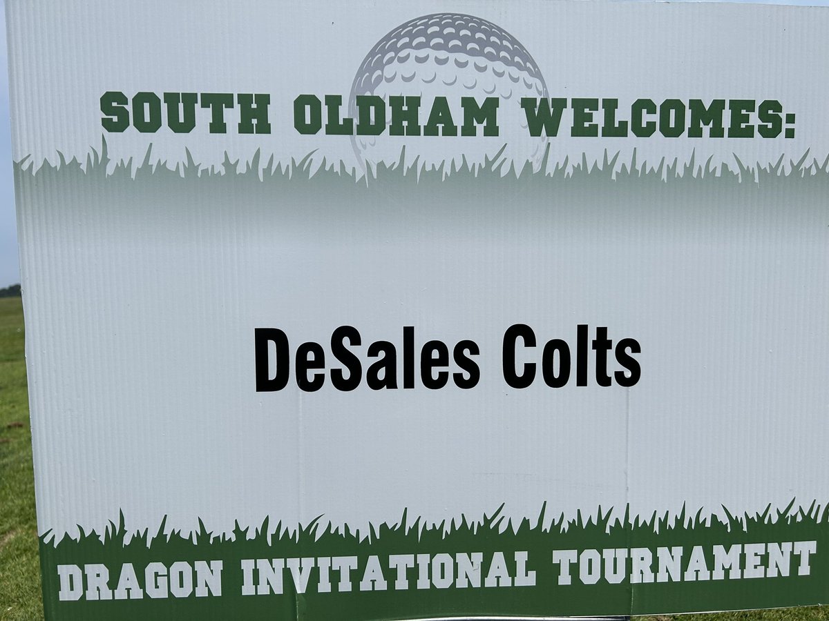 DesalesGolf's tweet photo. Ready to play in the @SODragonsGolf Invitational at @NevelMeadegolf 
#GolfColts https://t.co/8z6hCGdoVp