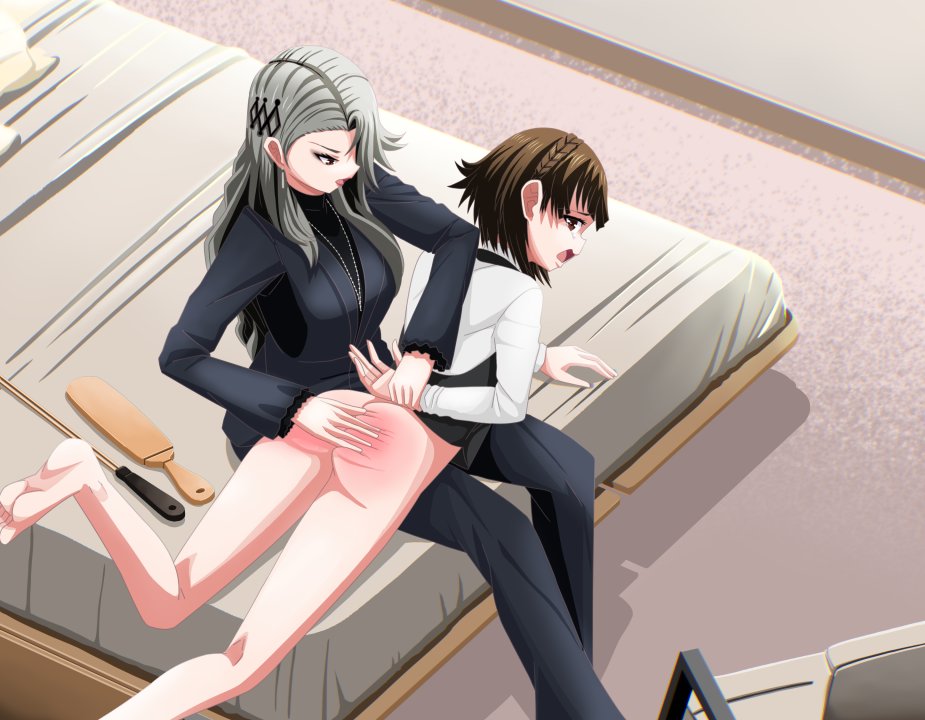 Persona 5-inspired commission.