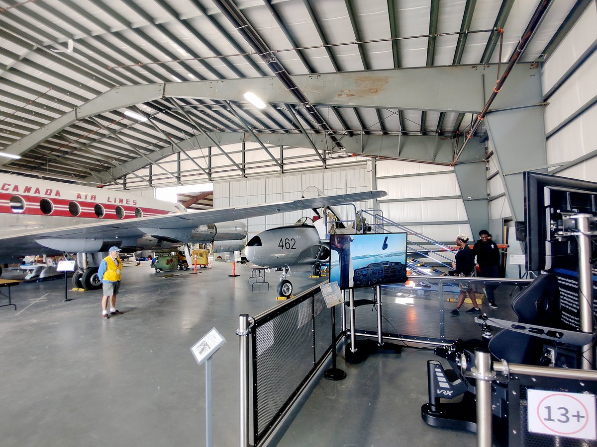 VRXsimulators's tweet photo. Dive into the world of aviation with VRX Simulators at the BC Aviation Museum on August 19th &amp; 20th, from 10am-4pm. Get hands-on with our Apollo Flight Simulator and take on the Victoria Landing Challenge as you attempt a touchdown at YYJ Victoria International Airport. 🌍🛬 https://t.co/Ls58Odn01j