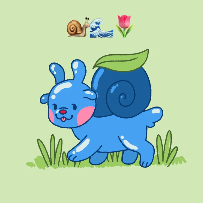  snuppy (snail puppy) :3  