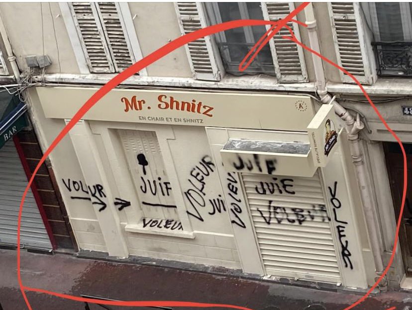 Non ! Nous ne sommes pas à Berlin en 1938 pendant la Nuit de Cristal ! Ni à Paris en 1942 ! Mais hélas à Levallois ce matin, le 19 août 2023 !

80 ans après, ça continue ! Triste destin pour les Juifs de France !

Pendant ce temps-là, LFI et les Verts déroulent le tapis rouge à