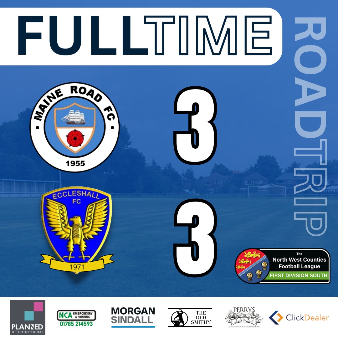 EccleshallFC's tweet photo. Full Time

#Eccy #NWCFL #nonleague #football https://t.co/CJtcbrPcHG