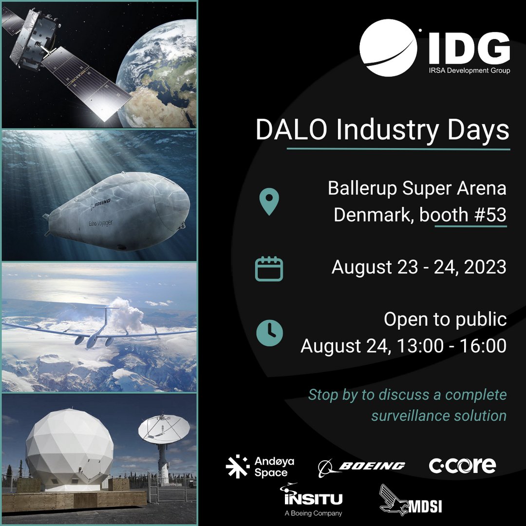 ArcticX_IDG's tweet photo. Redefine how you see the Arctic with IDG’s Integrated Remote Sensing for the Arctic (IRSA). Stop by booth #53 next week at DALO Industry days to discuss a complete surveillance solution. 

#Boeing #MDSI #Insitu #AndøyaSpace https://t.co/tcqfWrLaDY