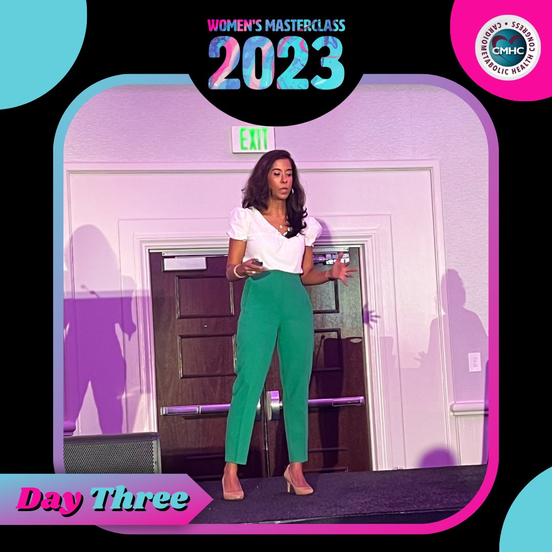 CMHC_CME's tweet photo. .@dranulala says this is her favorite conference and thanks @ErinMichos and @PamTaubMD for boldly designing a conference that covers important topics in women’s health
#CMHC #CMHCWomensMC #CMHCWomensMC2023 #WomensMasterclass #WomensHealth #Women #HealthyLifestyle https://t.co/MmH622XmHW