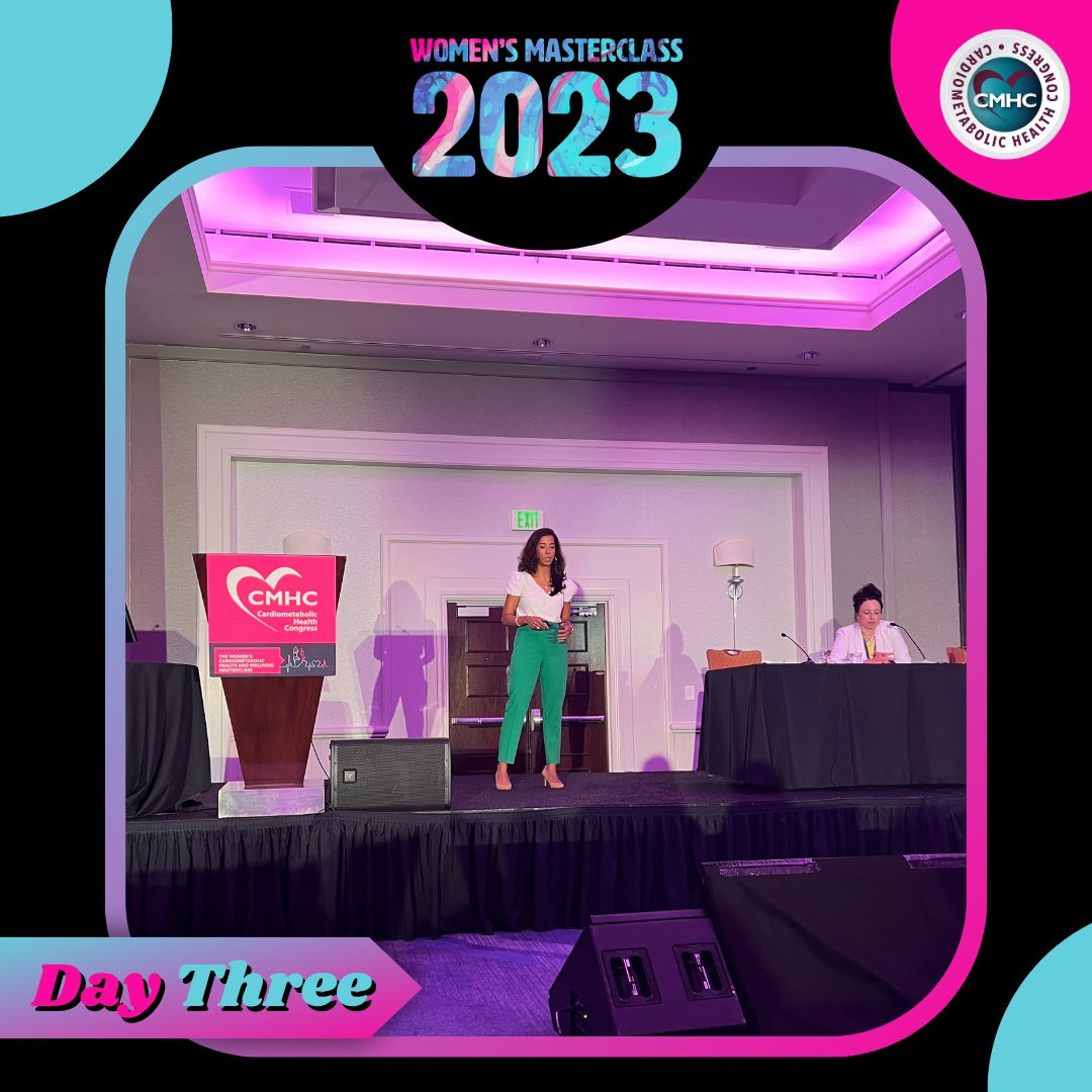 CMHC_CME's tweet photo. .@dranulala says this is her favorite conference and thanks @ErinMichos and @PamTaubMD for boldly designing a conference that covers important topics in women’s health
#CMHC #CMHCWomensMC #CMHCWomensMC2023 #WomensMasterclass #WomensHealth #Women #HealthyLifestyle https://t.co/MmH622XmHW