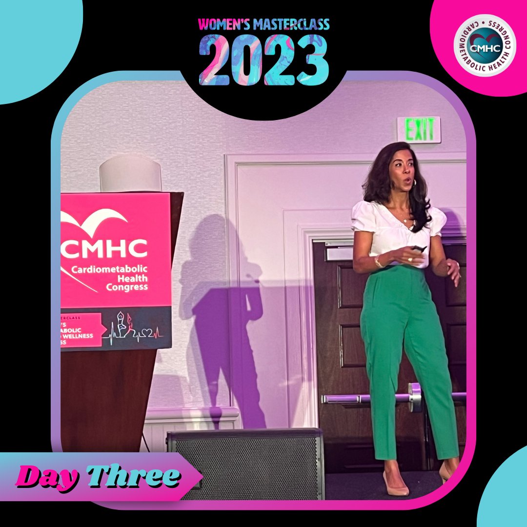 CMHC_CME's tweet photo. .@dranulala says this is her favorite conference and thanks @ErinMichos and @PamTaubMD for boldly designing a conference that covers important topics in women’s health
#CMHC #CMHCWomensMC #CMHCWomensMC2023 #WomensMasterclass #WomensHealth #Women #HealthyLifestyle https://t.co/MmH622XmHW