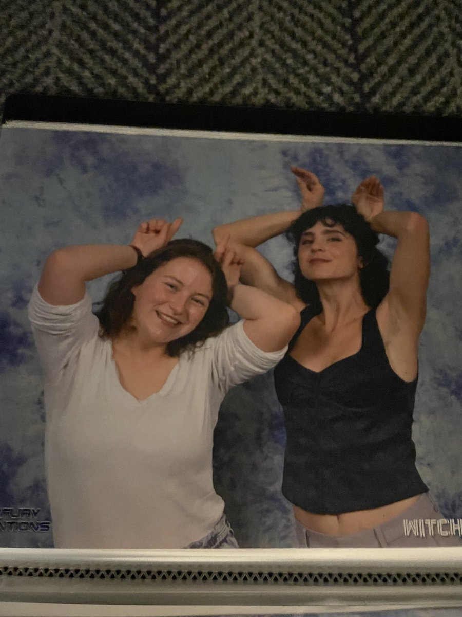 humbers1n3's tweet photo. These two will forever be in my heart!!  @TonteriYoung !! And Olivia!! Thank you guys, much love! ❤️‍🩹 #Witchbomb https://t.co/WQLlW6ZXM9