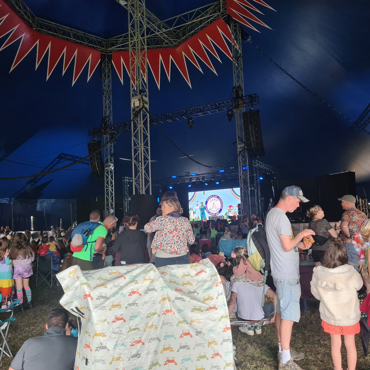 Really nice to visit camp bestival today at weston Park. Kids obviously loved it!!! #campbestivalshropshire