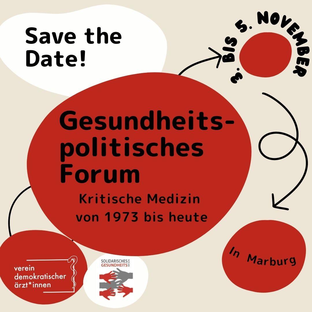 Mit unserem diesjährigen Jahreskongress wollen wir die linken gesundheitspolitischen Debatten seit dem Marburger Kongress 1973 nachvollziehen und für aktuelle Auseinandersetzungen nutzbar machen.

Mehr dazu 👇
gbp.vdaeae.de/index.php/199-…

Infos + Anmeldung 🌟
vdaeae.de/index.php/115-…