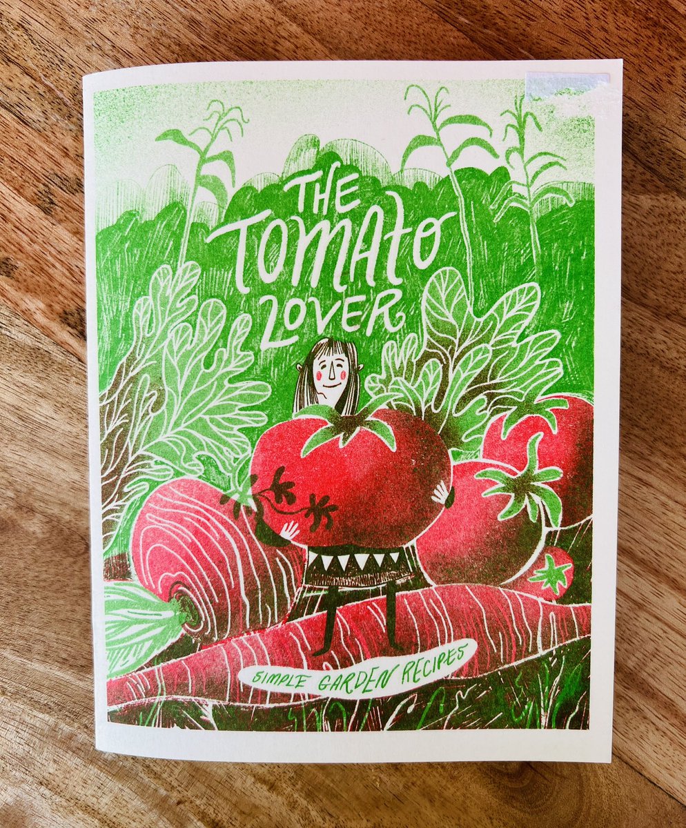 Jeff got me this cool little chapbook by <a href="/amandaschutzie/">Amanda Schutz</a>. 🍅🌿