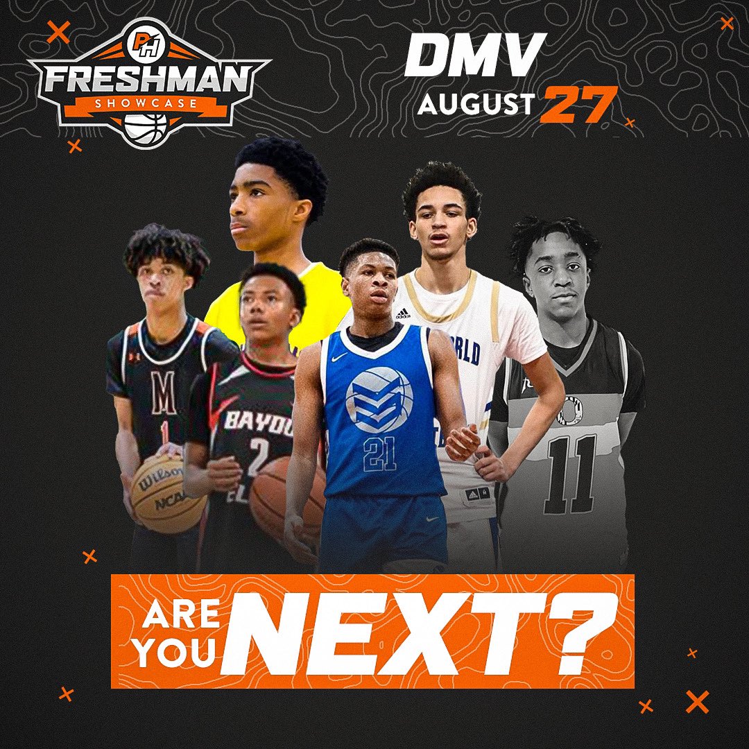 🚨 𝗝𝗼𝗶𝗻 𝗧𝗵𝗲 𝗕𝗲𝘀𝘁. 

The Freshman Showcase is coming to the DMV on August 27th and it is filling up with top talent! 

Register today: events.prephoops.com/e/803/register…