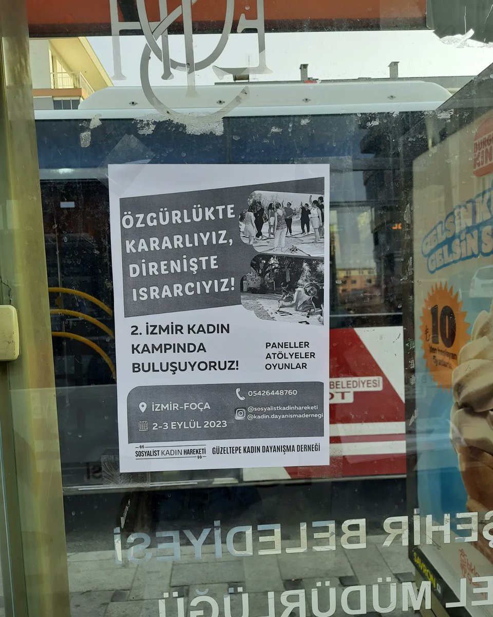 📢 'Özgürlükte Kararlıyız, Direnişte Israrcıyız' diyerek 2. İzmir kadın kampında buluşuyoruz. 📍Foça 📆 2-3 Eylül