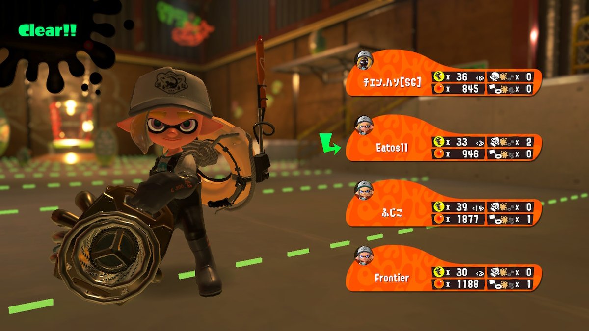 EatosO's tweet photo. 999!!!!!!   #斯普拉遁3 #Splatoon3 #NintendoSwitch https://t.co/lF5cOja9ET