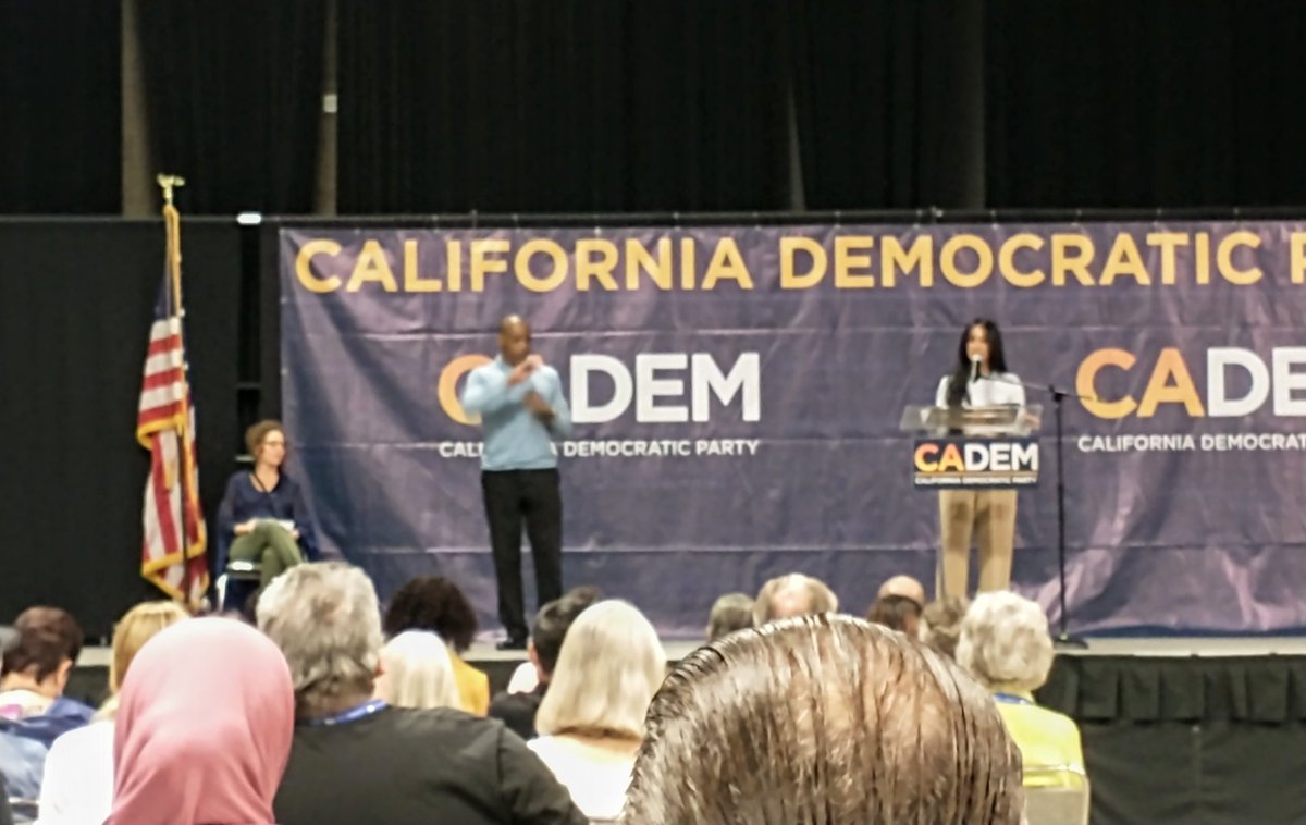 Bakersfield Councilmember Manpreet Kaur @bakersfieldkaur speaks about the contributions of the Sikh Punjabi community at the party's #Visalia conference, and her work representing the diverse populations of Kern County. #Organize4CA #CADEM2023