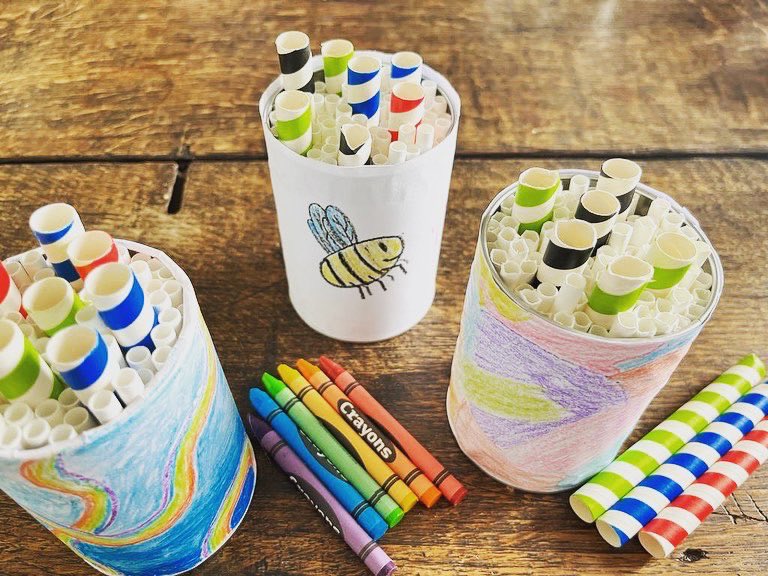 Want to learn how to make your very own (and recyclable!) bee hotel? We’ll be at Offerton library this Monday from 11-12 if you want to join us! #bees #beekeeping #pollinators #beehotel #bughotel #workshop #kids #summerholidays #artsandcrafts #library #stockport
