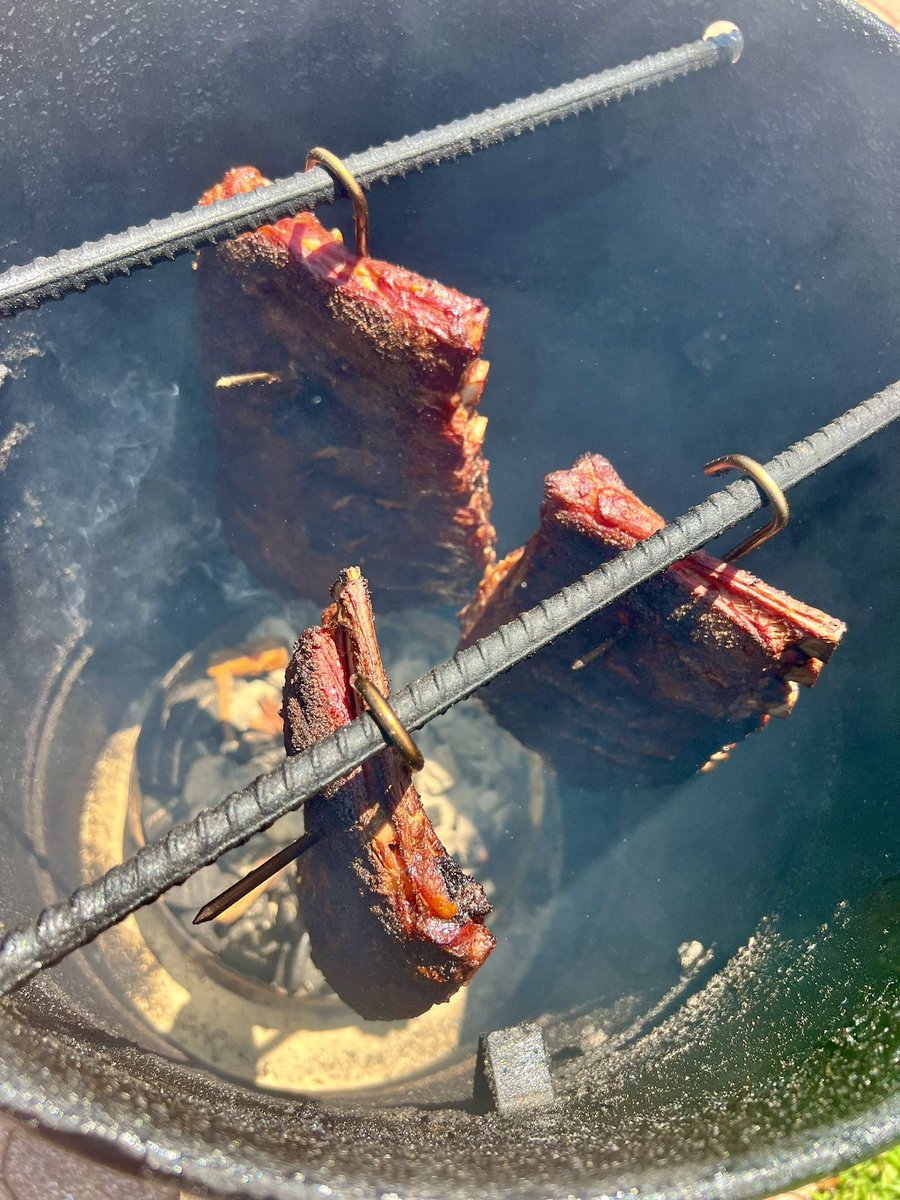 Hypocycloid13's tweet image. Spare Ribs #pitbarrelcooker