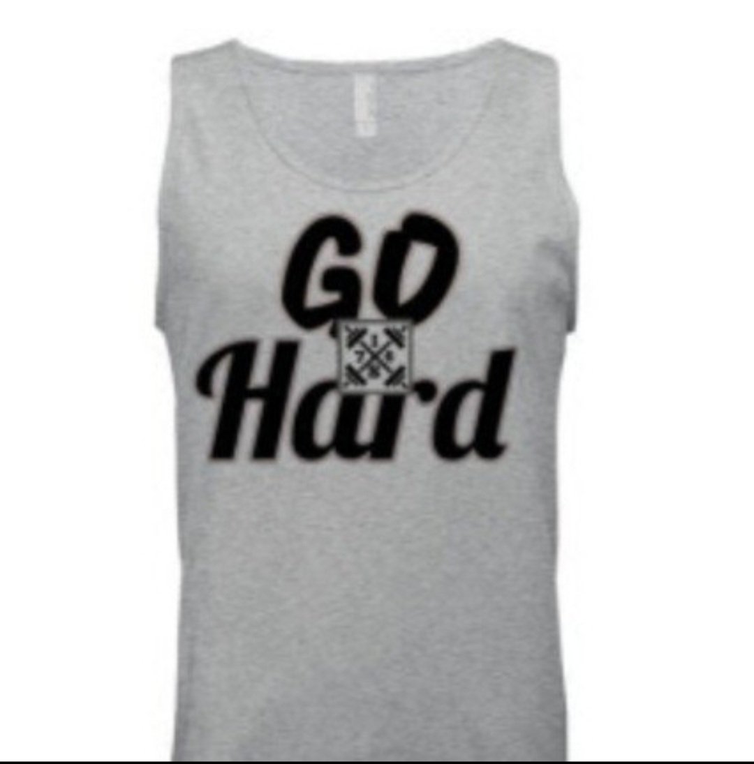 IronSacrifice's tweet photo. Go get this new"GO HARD" tanktop at https://t.co/5HR5clMKQv!
#Ironsacrifice #neversatisfied #New https://t.co/OyK9qPP9qE
