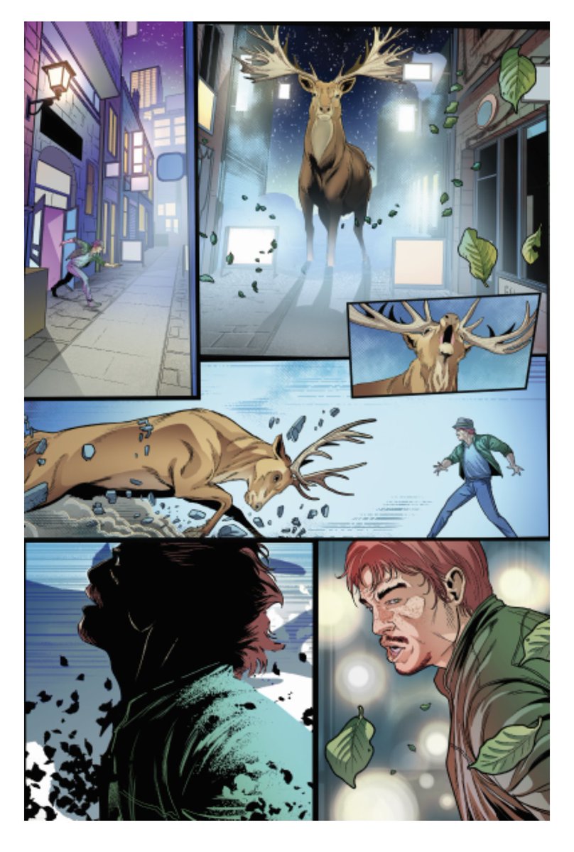 Continuing our look at some pages from our newest Kickstarter. Meet Malachi, one of ten characters now available in the 92-page anthology, When Night Falls. Go to the link to back now! #comics #Kickstarter 

kickstarter.com/projects/moonf…