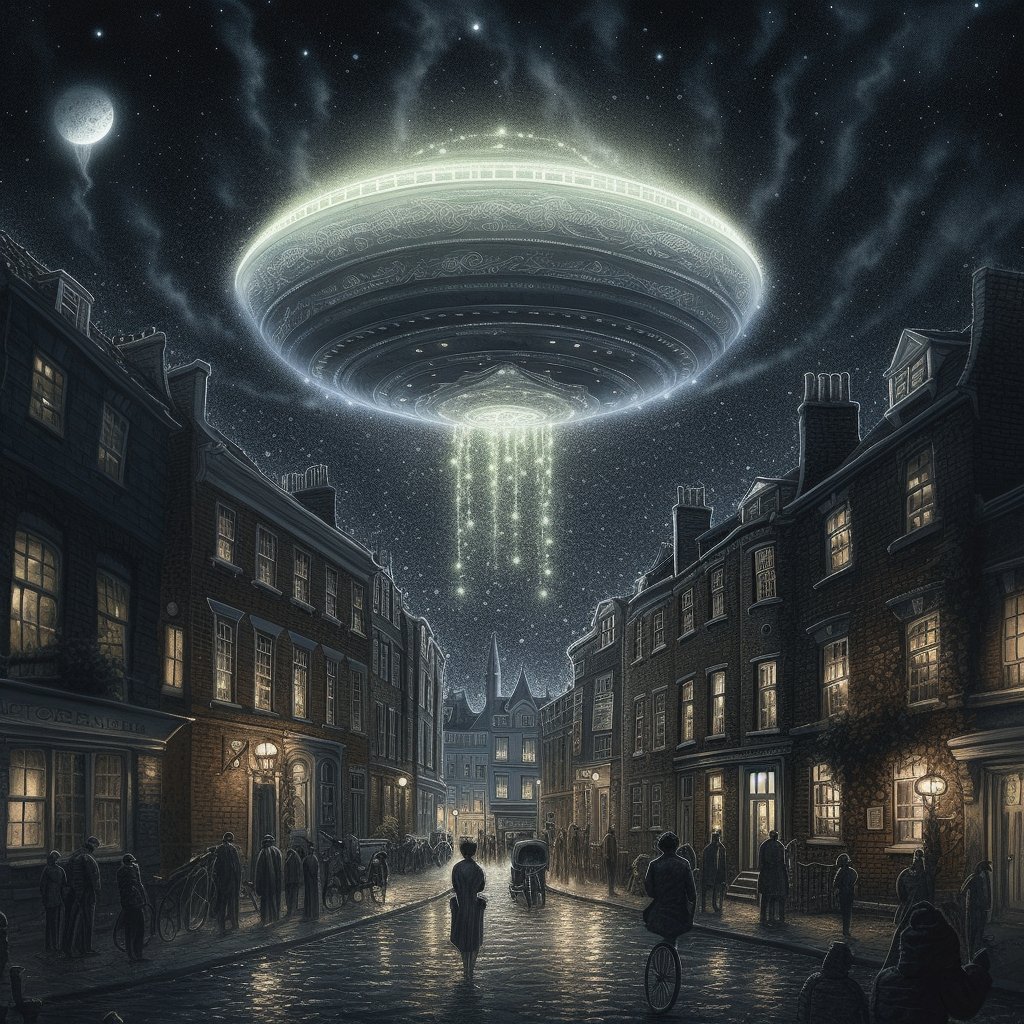 DiogenesSyncope's tweet photo. The suppressed history of early visitations
Although most human minds were amenable
And allowed the riotous absurdities to fade
Some sensitive artists recorded the visitations
Which historians later attributed to hallucinogens
#midjourney #aliens #shrooms #visitations https://t.co/m9Wh589Ogy