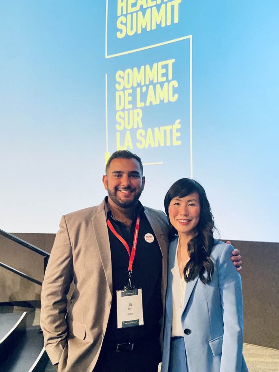 Great chatting with @CAPE_ACME President @Melissa_Lem at #CMAHealthSummit on a collaboration between @walkwithadoc, @CAPE_ACME, and the #PaRx initiative with @HBNCanada.

#CMAAmbassador