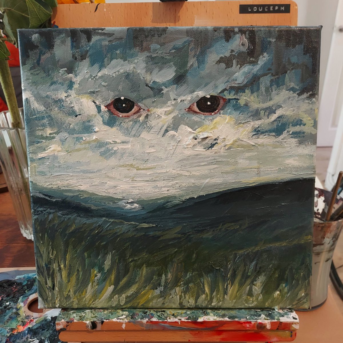 louceph's tweet image. nothing beside remains