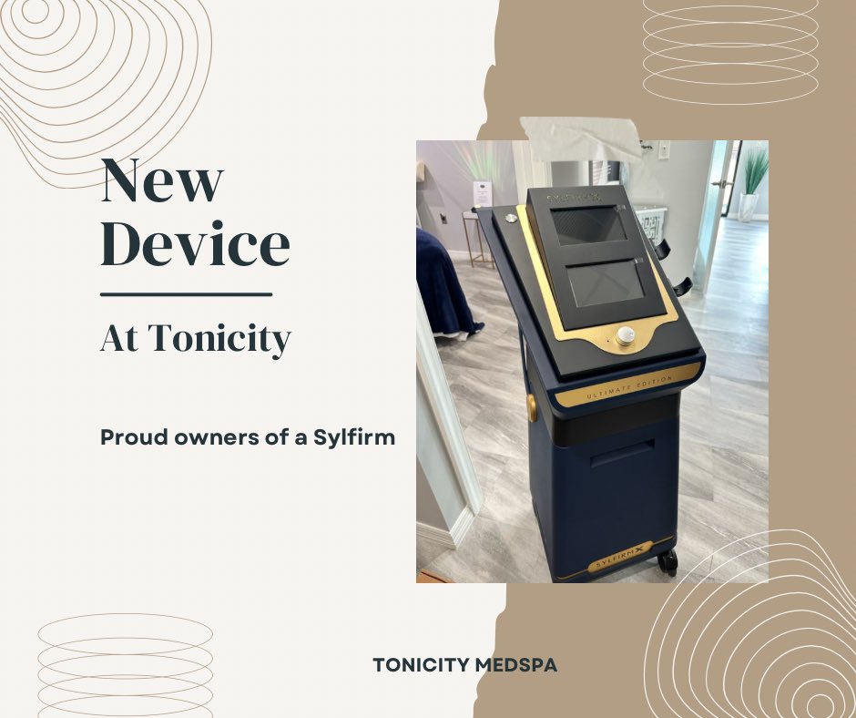 HealthTonicity's tweet photo. We did a thing, a huge thing!
We are so excited to offer the latest radio frequency microneedling technology.
Stay tuned for promo deals on our new #Sylfirm device. 
#mnrf #skinrejuvenation #clearwater #safetyharborspa #medspa https://t.co/1ZAd8ncdgc